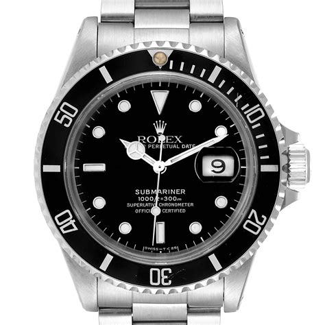 black men's rolex submariner